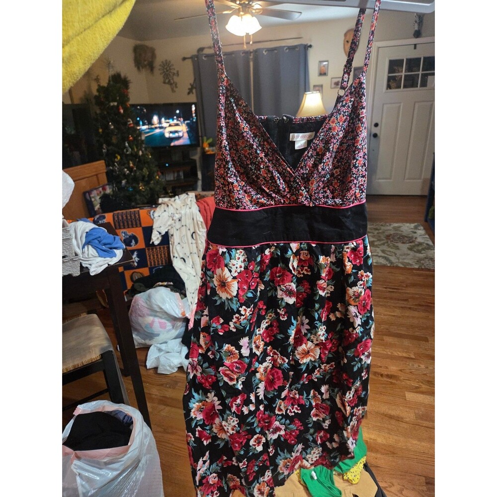 Spaghetti Strap Floral Dress